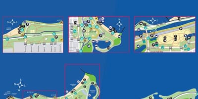 Kort af Chicago ströndum